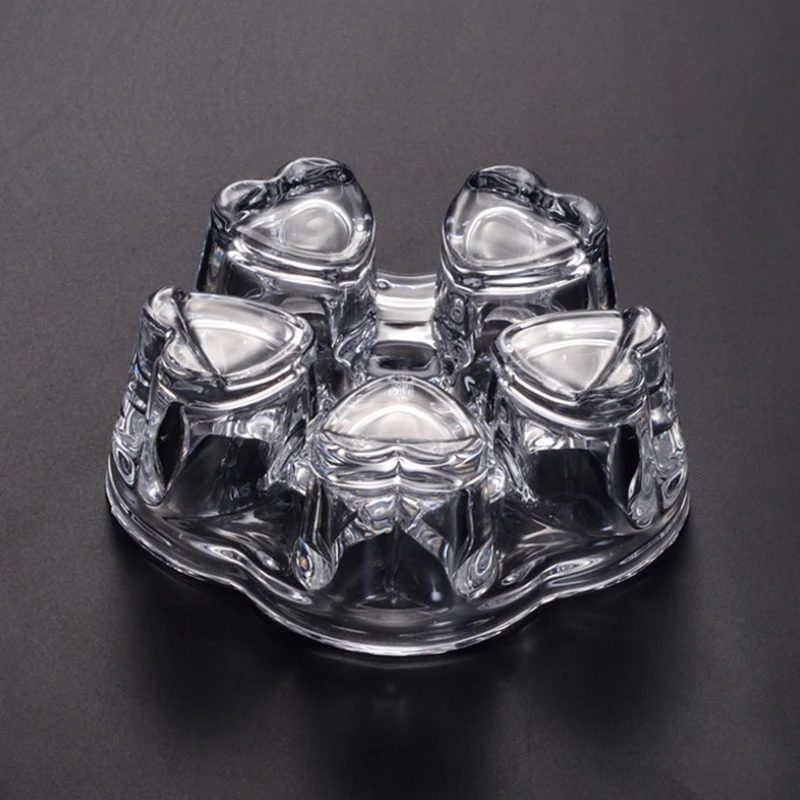 

Hot New Big Heart Shape Glass Tea Pot Warmer,Flower Teapot & Coffee Pot Heating Base,High Temperature Resistant,Tea As Gifts