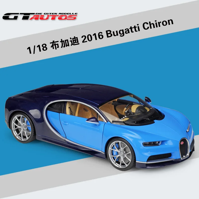 Welly Gta 118 Scale For Bugatti Chiron 2016 Diecast Metal Model Super
