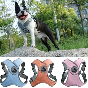 

No Pull Sport Dog Harness Reflective Pet Harness For Small Medium Dogs Breathable Protection Dog Harness Vest Easy Control lydg