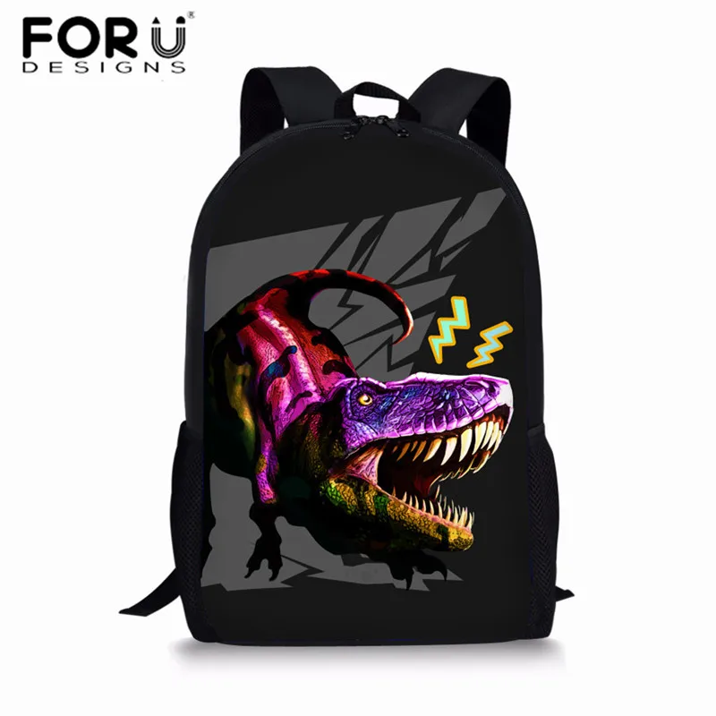 FORUDESIGNS Jurassic World детские школьные ранцы для мальчиков T-rex рюкзак в виде динозавра первичные Детские рюкзаки детская сумка на подарок Mochilas - Цвет: Z3908C