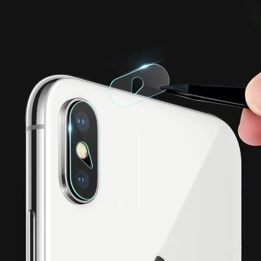 For iPhone X Camera Lens Screen Protector Protective Film Transparent HD Tempered Glass Shatterproof Anti-fingerprint | Мобильные