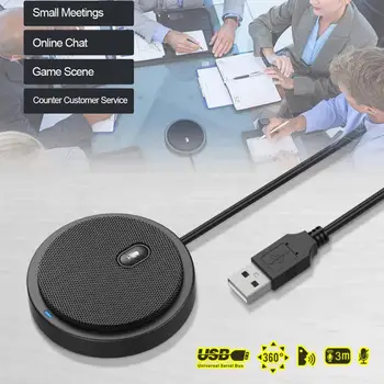 

USB Condenser Microphone Mic for Meeting Business Conference Computer Gaming