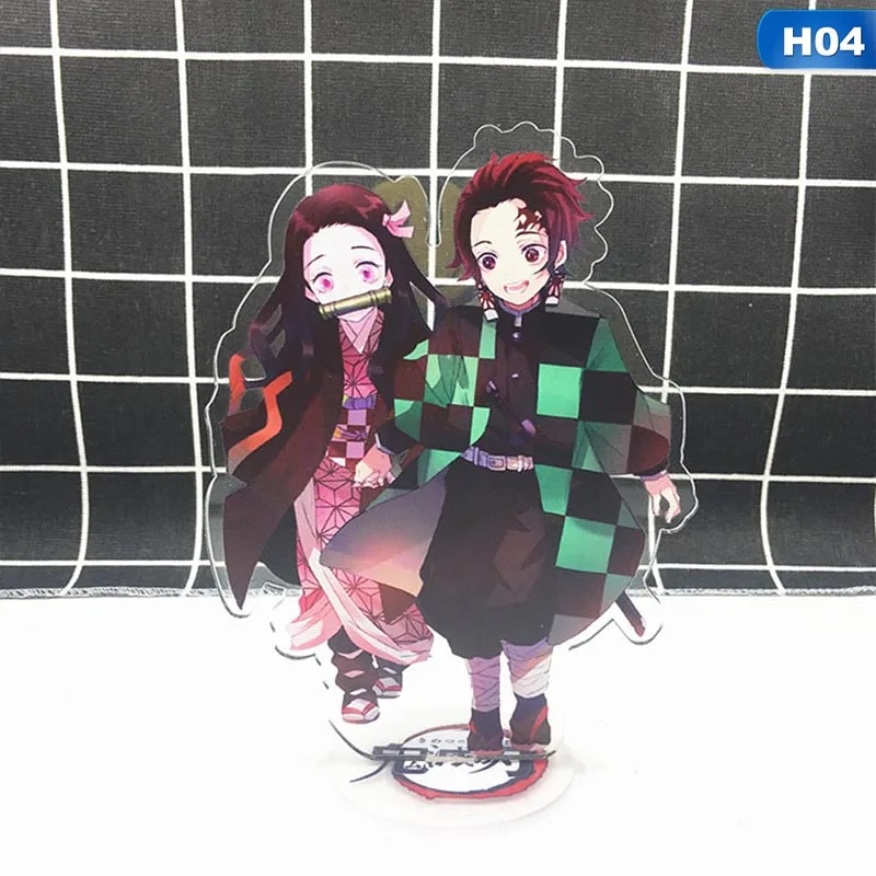 Горячая аниме Demon Slayer Kimetsu No Yaiba Kamado Tanjirou Kamado Nezuko фигурка на акриловой подставке Настольный Декор лицензирование рождественские подарки - Цвет: 4