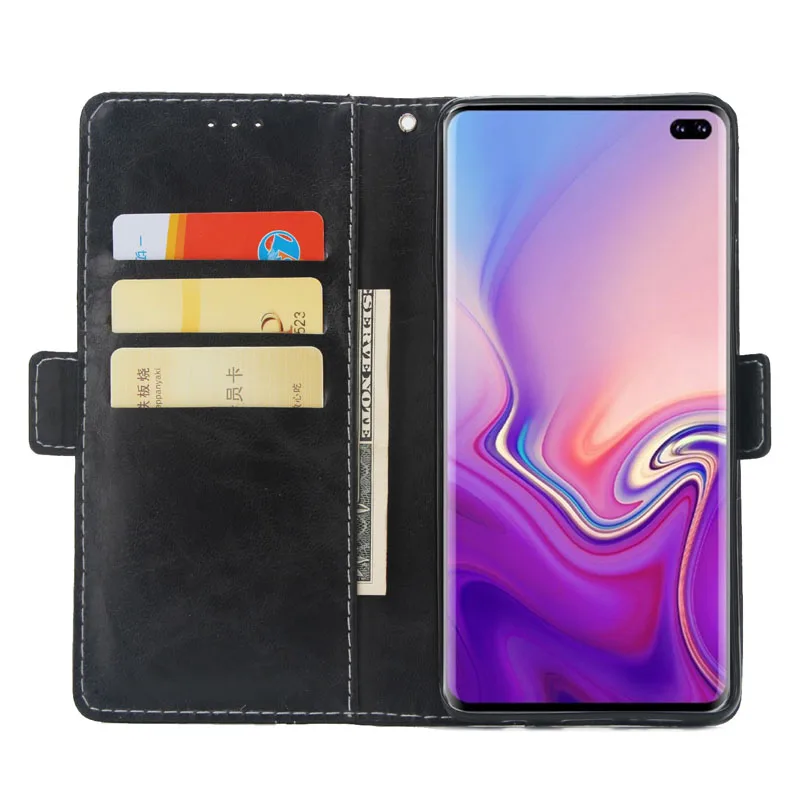 Магнит чехол кожаный чехол-книжка с A50 A30 M20 M10 Крышка для samsung S9 S8 S7 S6 край S10 плюс 5g J3 J4 J6 J8 A7 J7 Note 8 9 10 PRO