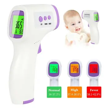 

Muti-fuction Baby/Adult Digital Termomete Infrared Forehead Thermometer Gun Handheld Infrared Thermometer Gun