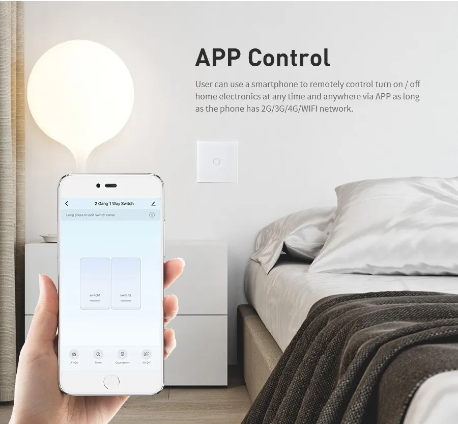 ЕС стандартный Zigbee умный дом настенный сенсорный выключатель ...