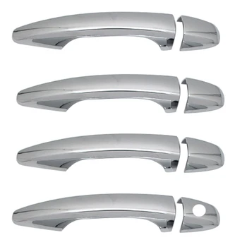 

Car Door Handle Car Styling Chrome Trim Door Handle Covers Stickers Case for Peugeot 206 207 208 308 406 407 2006 3008