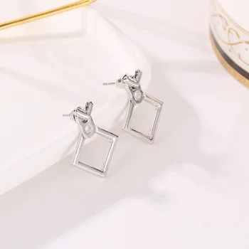 

Zciti Personalized Square Triangle Women's Earrings Geometry 2020 Wedding Women's Earrings Gold Earrings