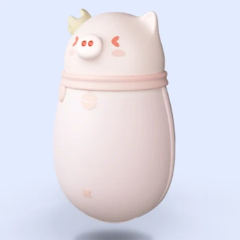 

Cute USB Rechargeable Hand Warmer and Power Bank 5V Mini Portable Travel Handy Long-Life Pocket Hand Warmer Pig 6000MAh