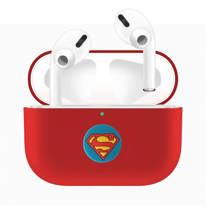 Red 3 Для Apple AirPods Pro Чехол для замены ТПУ милый защитный чехол для AirPods 3 беспроводной Bluetooth наушники протектор рукав - Color: Red 3