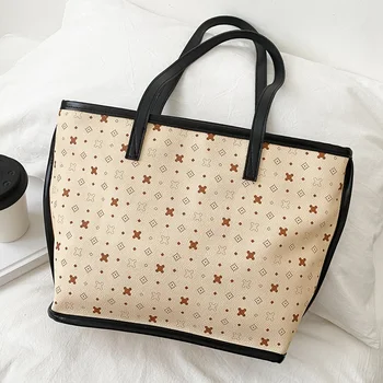 

Ladies Handbag Instagram Website Celebrity New Versatile Women's Shoulder Bag Classic Print