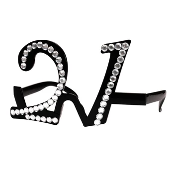 

Birthday Glasses Party Eyeglasses Frames21 70 80 Birthday Party Supplies, Novelty Decoration Photo-Booth Prop Party Favors