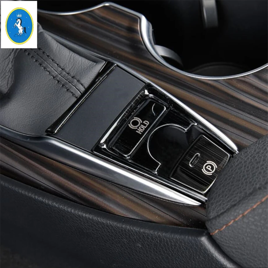 

Yimaautotrims Auto Accessory Control Central Gear Shift Stalls Multi-function Button Cover Trim Fit For Toyota Camry 2018 - 2020