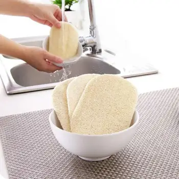 

Loofah Dish Pad Dish Washing Cleaning Scrubber Sponge Cleaner Scrub Pad Kitchen Tool Nature Bath Brush Cup Clean Brushes