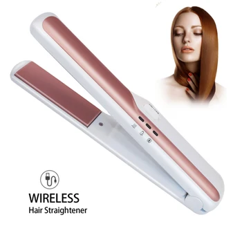 

USB Charging Wireless Portable Straight Hair Curling Hair Dual-use Small Splint Mini Hair Straightener Curling Hair Splint