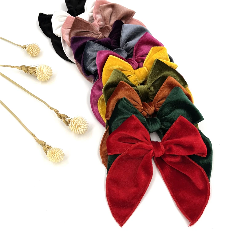 pezzi fermagli per capelli con fiocco da marinaio in lino - Main Image