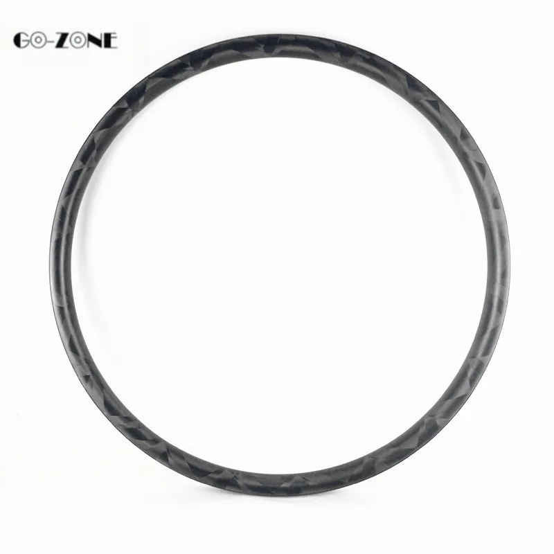 Go-zone New ultralight 27.5er mtb wheel asymmetric XC 33.5x25mm tubeless 650B mountain bicycle carbon rim bow-knot 24H 28H 32H