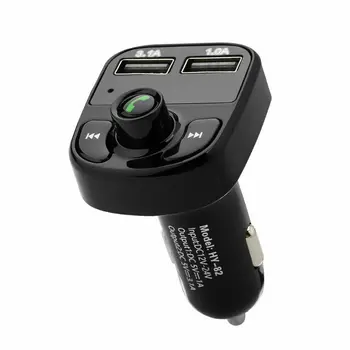 

Bluetooth In-Car Wireless Transmitter MP3 Radio Adapter Car Kit Double USB Auto
