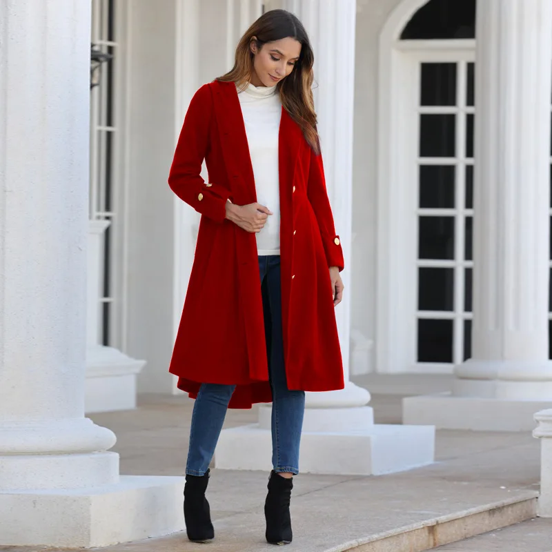 Z-ZOUX, Женское шерстяное пальто с капюшоном, длинный рукав, Зимняя шерстяная куртка, темпераментные шерстяные пальто, универсальные свободные длинные пальто, зимнее Новое