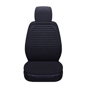 

Linen Car Seat Cover Sushion Four Seasons Universal Comfortable and Breathable Non-slip Cushion Protector Car Styling