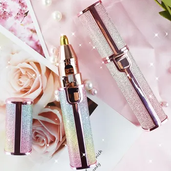 

Eyebrow Trimmer Electric Starry Design Epilator Face Nose Lip Shaver Razor Mini Portable Hair Removal Women Beauty Care Trimmer