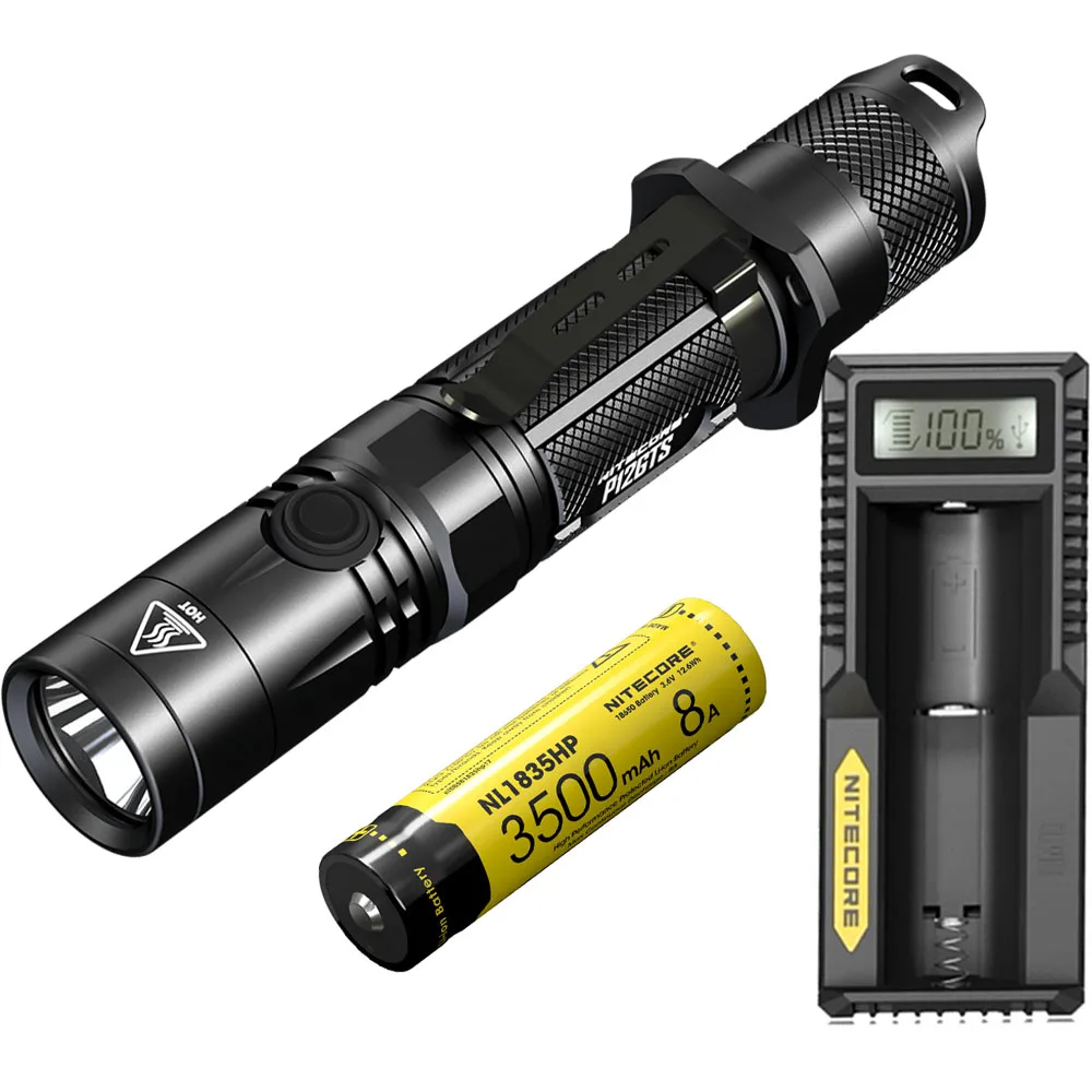 option 4 NITECORE P12GTS тактический фонарь XHP35 HD светодиодный max 1800 люмен дальность луча 226 м наружный фонарь для защиты - Испускаемый цвет: option 4