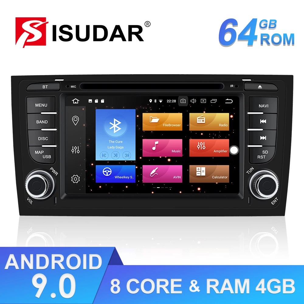Flash Deal Isudar 2 Din Car Multimedia Player Android 9 For Audi/A6/S6/RS6 Auto Radio Stereo System GPS DVD Octa Core RAM 4GB USB DVR DSP 0 Flash Deal Isudar 2 Din Car Multimedia Player Android 9 For Audi/A6/S6/RS6 Auto Radio Stereo System GPS DVD Octa Core RAM 4GB USB DVR DSP 0
