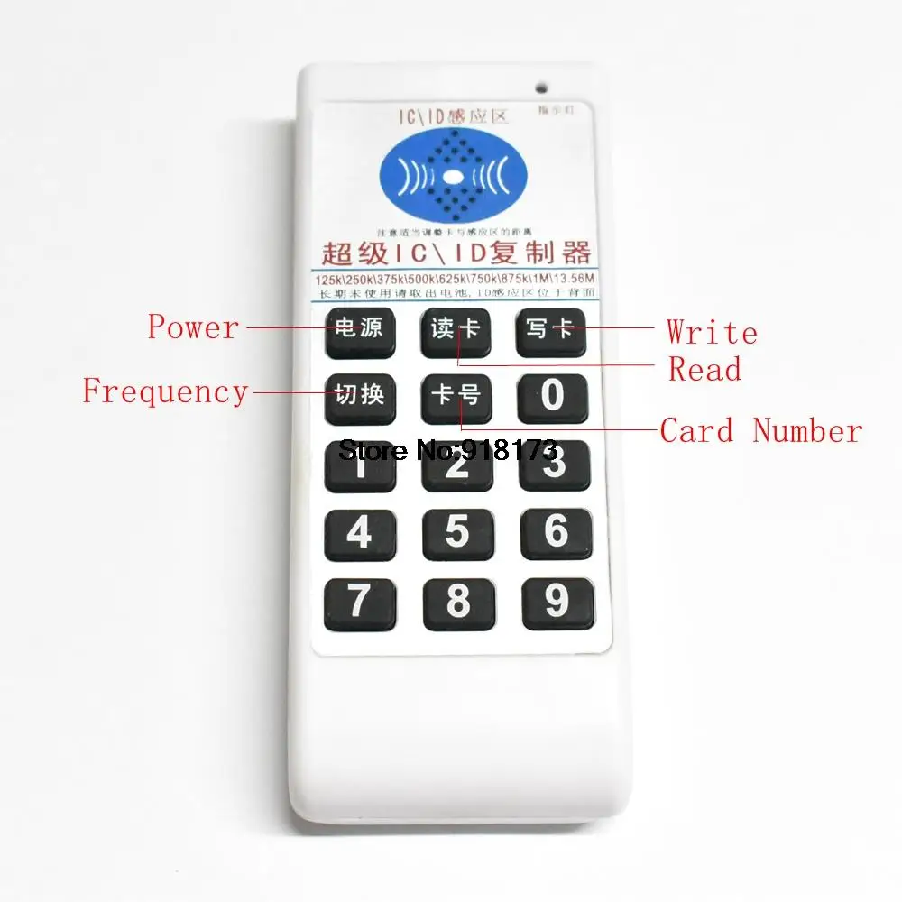 NFC RFID 13,56 МГц 125 кГц IC ID копировальный аппарат Дубликатор Cloner reader writer Поддержка 9 частот+ 3 шт 125 кГц EM4305 записываемая метка