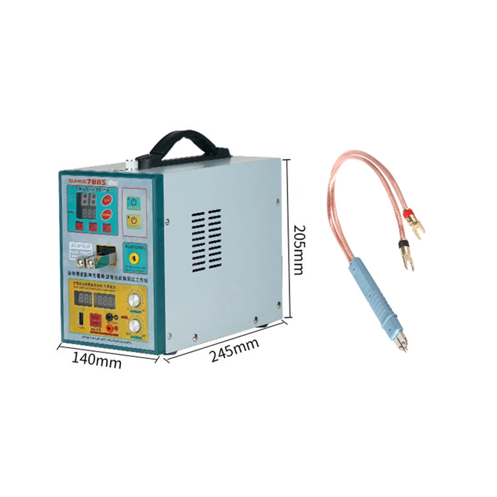 

Fixed spot welding or Spot welding pen SUNNKKO 788S-PRO with 71A Lithium battery spot welding machine for 18650 test charging
