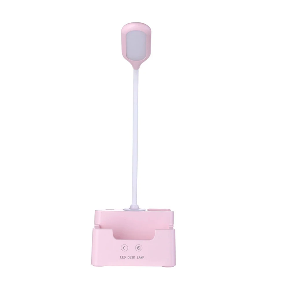 Without The Fan Светодиодная настольная лампа сенсорная с регулируемой яркостью USB перезаряжаемая регулировка для детей, чтения, кабинета, прикроватной тумбочке, гостиной, спальни - Цвет корпуса: Without The Fan