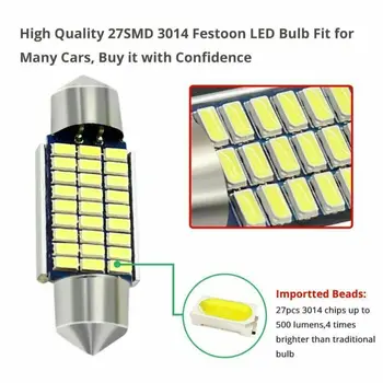

180° beam angle Car LED lights Door lights White Color 27 LEDS Lamp Night