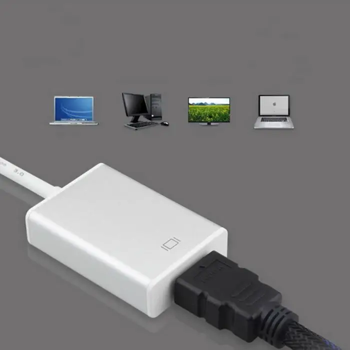 USB 3,0 к HD мультимедийный интерфейсный кабель адаптер серебро 18 см/7,1 дюйма