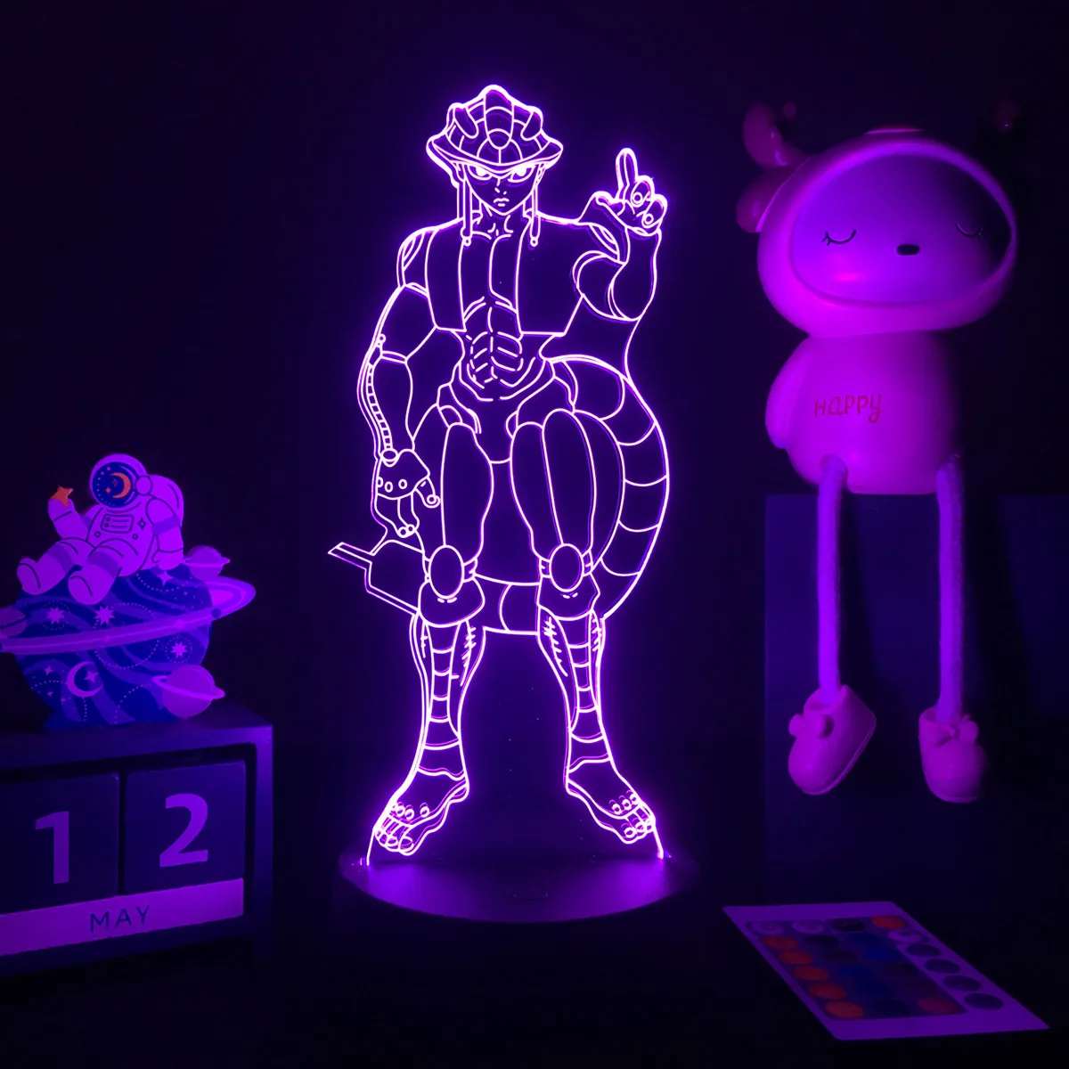 night table lamps Anime Hunter X Hunter 3D LED Nightlight Ant King Meruem Figure for Bedroom Decor Bedside Lamp Birthday Gift HxH Dropshipping night light for bedroom