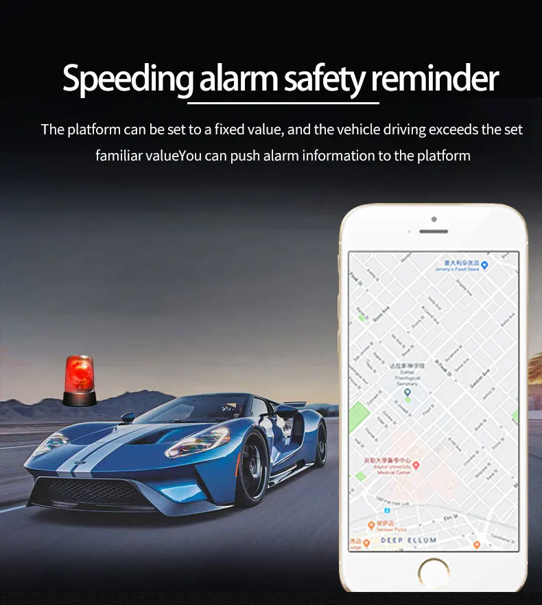 Car GPS Tracker Relay Device Realtime Positioning Tracking GPS+LBS+BDS