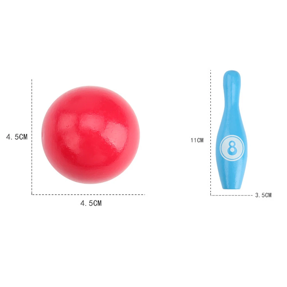 1 Набор кегли и шариков Красочный Прочный игрушечный Боулинг Для Боулинга Развивающие игрушки для детей подростков