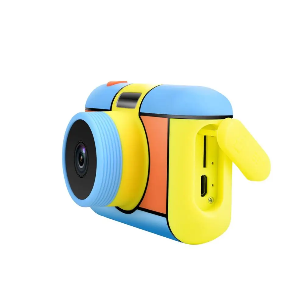 Kid Digital Camera Selfie Rechargeable Camera Toy 2.4 Inches HD Screen Video Camcorder Gift With Flash Light For Kids Boys Girls