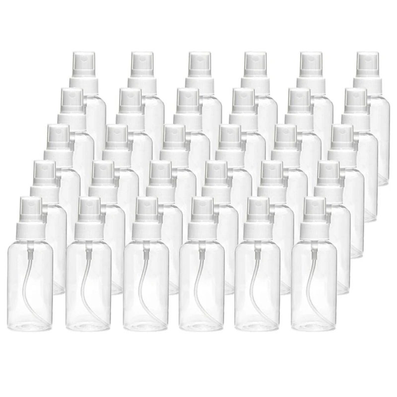 

30Ml Spray Bottle Transparent Spray Bottle Refillable Empty Plastic Bottle Travel Bottle Suitable for Disinfection Liquids of Es