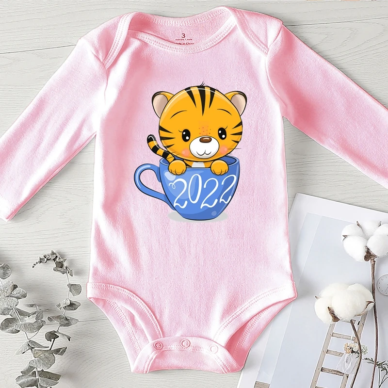 baby clothes cheap Kids' Things Baby Boy Winter Clothes Toddler Girl Winter Jumpsuit Long Sleeve Baby Bodysuit for Newborns 2022 Cartoon Tiger baby clothes cheap