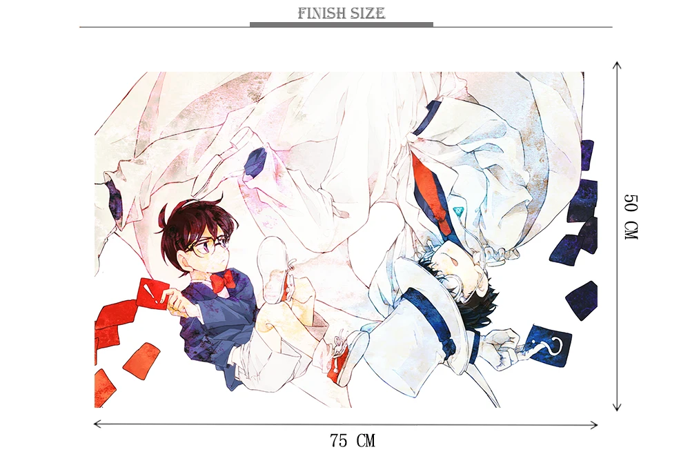 MOMEMO Detective Conan Puzzle 1000 штук мультфильм аниме головоломка для взрослых Iq деревянные головоломки игрушки Пазлы для детей Подарки