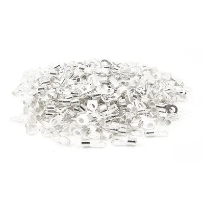 

1000pcs 5mm Stud Copper Connector Non-insulated Ring Terminal 1.5-5 AWG
