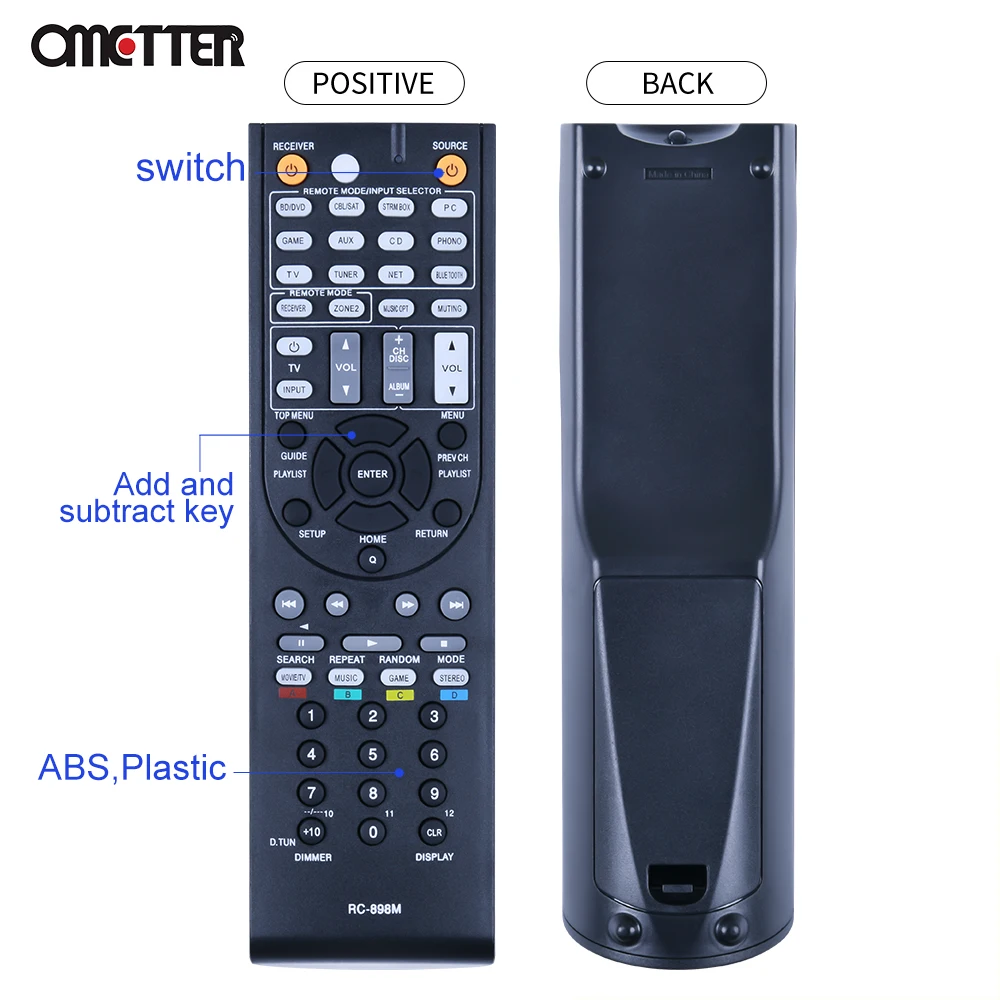 【希少】ONKYO オンキョウ AVレシーバー TX-DS898 リモコン 希少】ONKYO オンキョウ AVレシーバー TX-DS898 リモコン - メルカリ