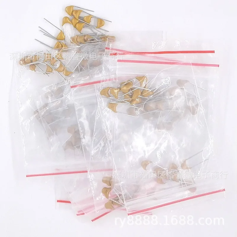 

Multi-Layer Ceramic dianyuansu rong bao Sample Bag 20PF-105 (1 UF) 50V 18/Each 10 Only/Total 180 Only