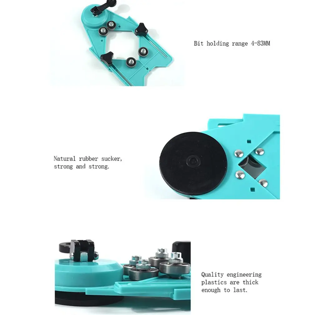 Плитка универсальный шаблон 4-80 мм стекло мрамор перфорированные отверстия фиксатор резиновая присоска плитка локатор перфорированные отверстия инструмент