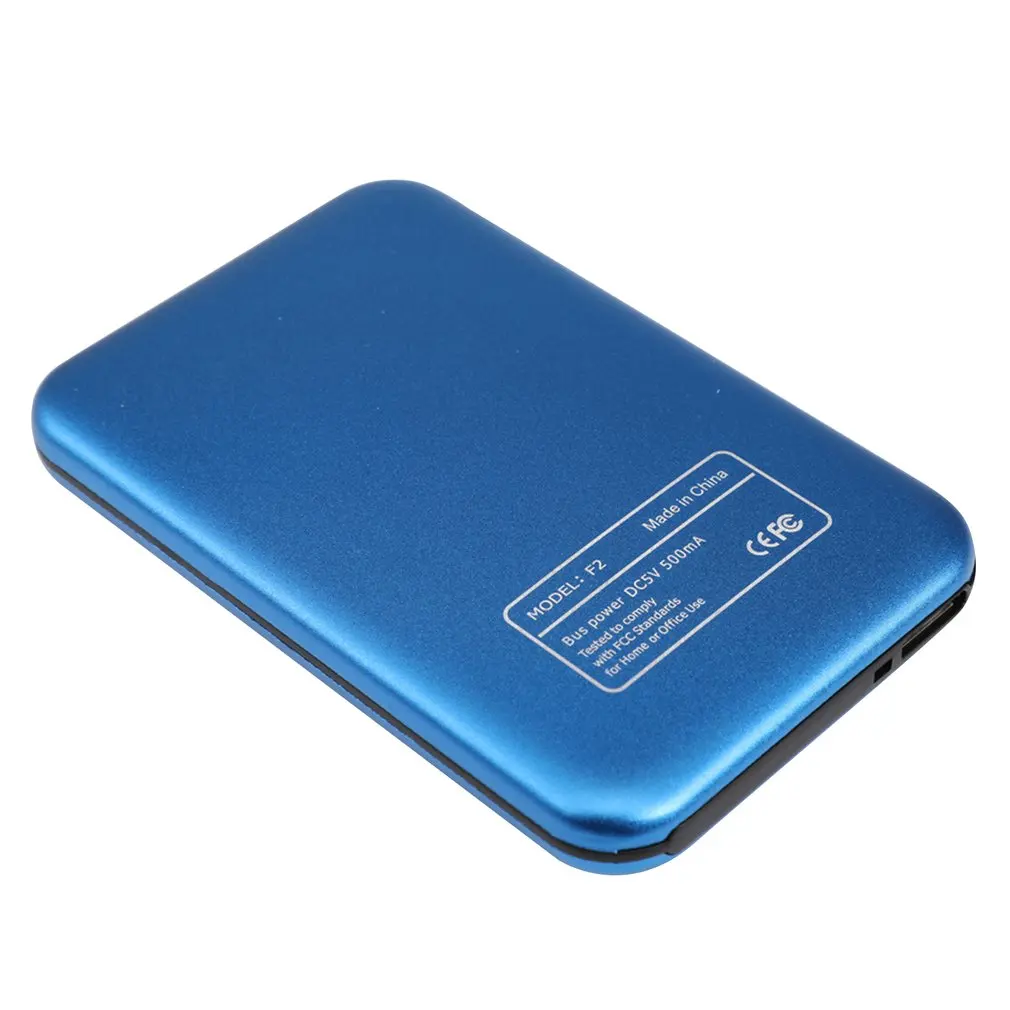 1TB Корпус SSD USB3.0 SSD футляр для внешнего жесткого диска высокоскоростной SSD Поддержка UASP500GB 1 ТБ 2 ТБ мобильный диск - Цвет: 1TB