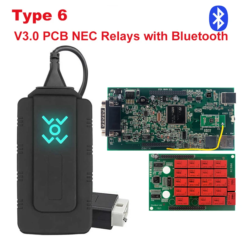 CDP TCS CDP Pro OBD2 Bluetooth R3 keygen,00 keygen для автомобилей/грузовиков OBD2 диагностический инструмент obd2 считыватель кодеров как MVD - Цвет: type6 New WOW cdp