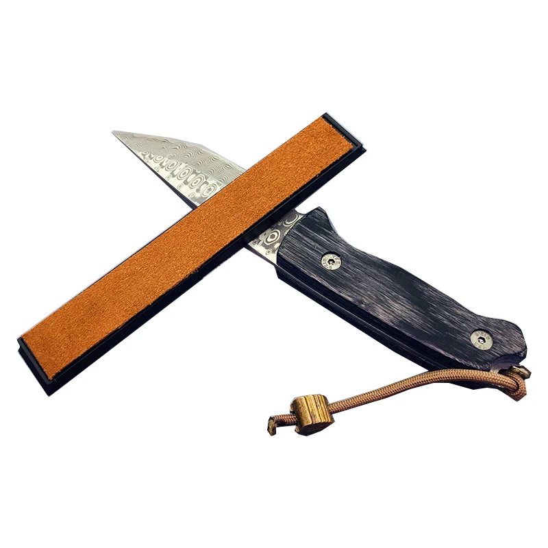 Leather 3000# зернистость EDGE pro apex точилка для ножей Алмазный точильный камень Ruixin pro точилка kme система замены точильного камня - Цвет: Leather