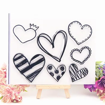 

14x18cm Sweet love Transparent Clear Stamps Silicone Seals Roller Stamp DIY scrapbooking photo album/Card Making