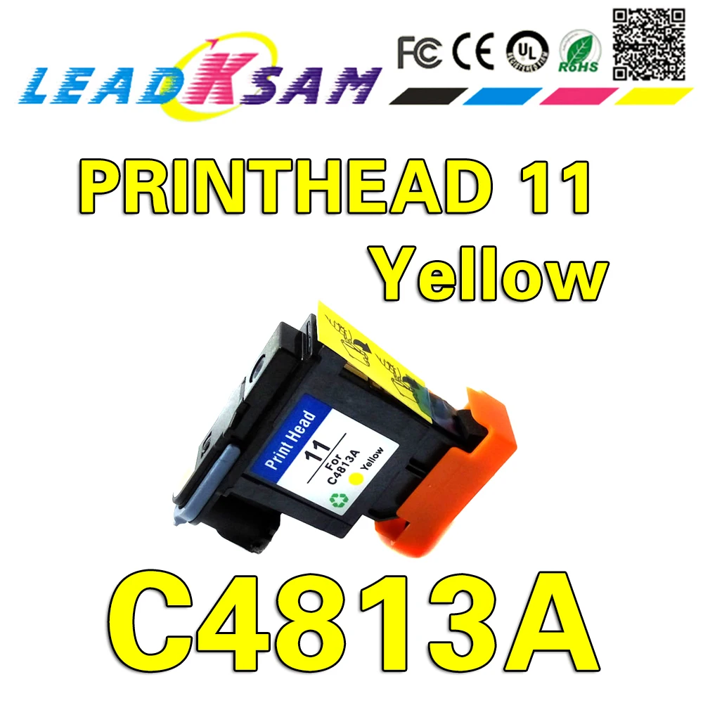 Совместима с hp11 Yellow C4813A печатающая головка 11 OfficeJet 9110 9130 1000 1100 1200 2200 2280 2300 2600