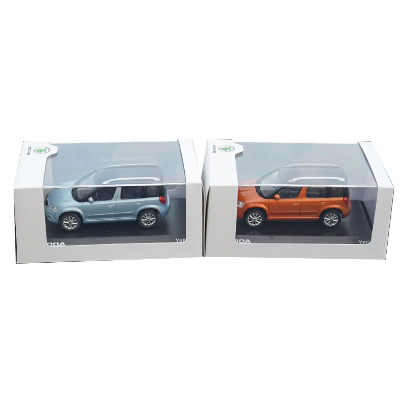 Оригинальная коробка, 1:43, SKODA Yeti, сплав, модель автомобиля, статическая, высокая имитация, металлическая модель автомобилей для коллекционирования, подарок
