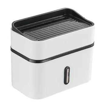 

Punch-Free Double-Layer Tissue Box Toilet Paper Holder Wall-Mounted Tissue Box